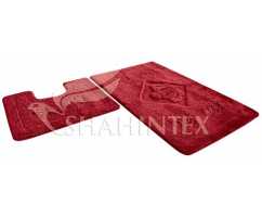 Набор ковриков Shahintex PP Lux Бордовый 45 (60x100+60x50 см)