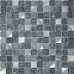 Маленькое фото Мозаика стеклянная Caramelle Silk Way Black Velvet 23х23 (298х298х 4 мм)