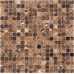 Маленькое фото  Мозаика из натурального камня Caramelle Emperador Dark 15х15 (305х305х4 мм)