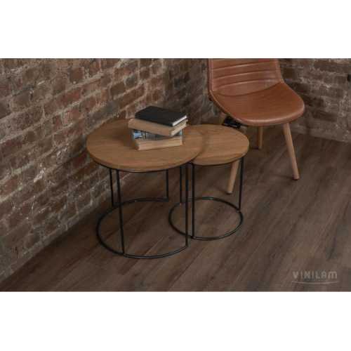 Фото Плитка ПВХ Vinilam Ceramo Дуб Берн 8885-EIR, 43 класс (1520х225х8.0 мм)