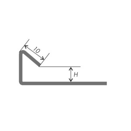Фото Внутренний профиль для керамической плитки ZKI 12, длина 2700 мм