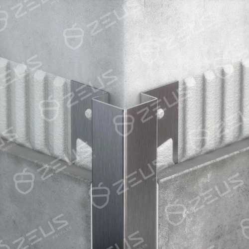 Фото Антивандальный профиль для керамической плитки ZCP 10/20, длина 2700 мм